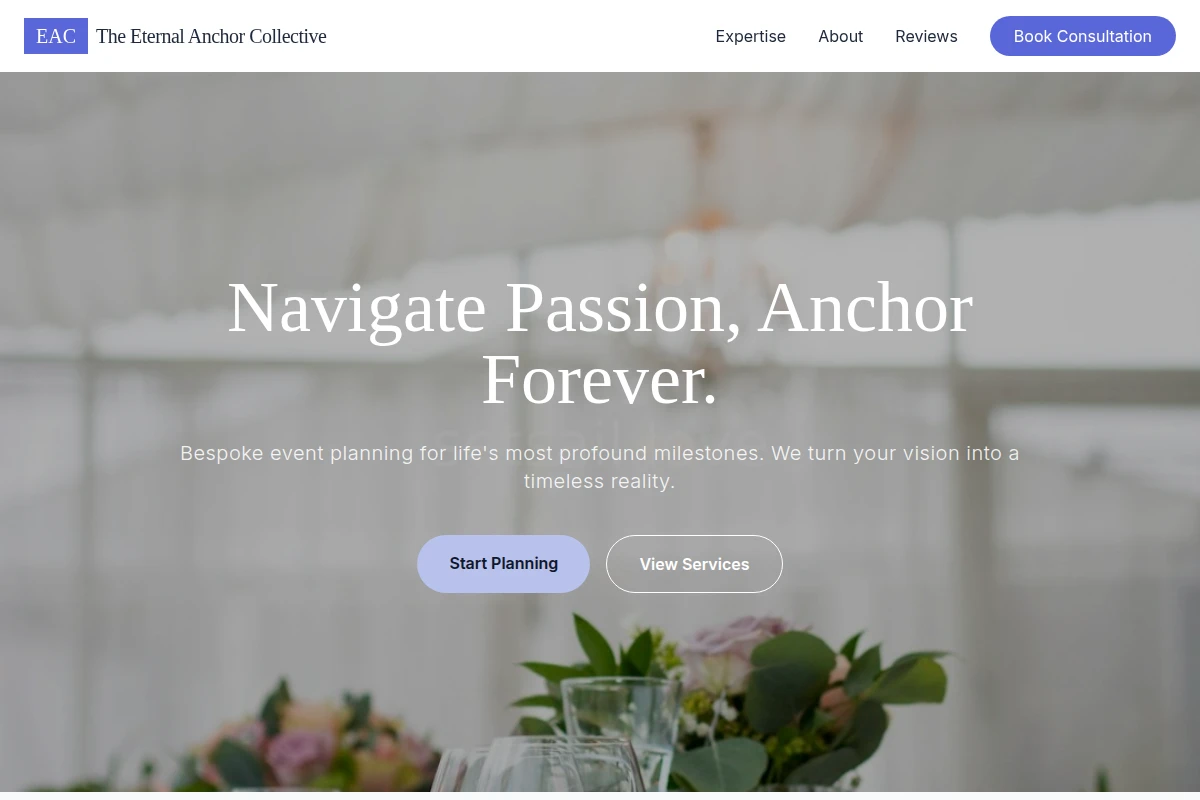 Eternal Event Planning